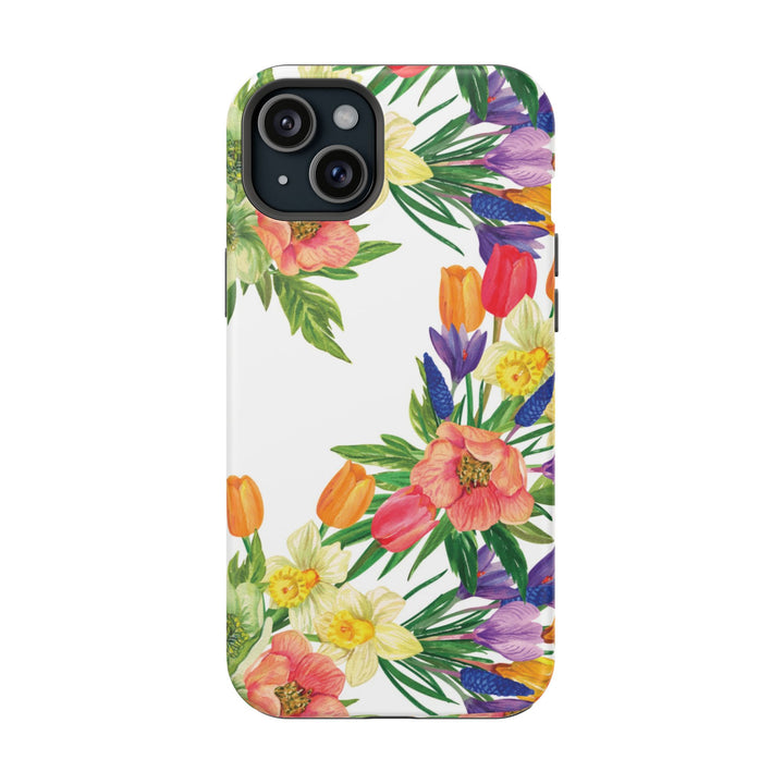 Spring Flowers Magsafe Cute Phone Case for Iphone Gift for Her, iPhone 16 Case iPhone 15 Pro Max Case, Iphone 14, Iphone 14 Pro Max, 13, 12 - Studio40ParkLane