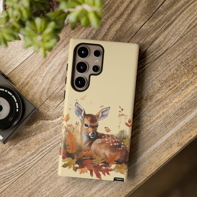 Autumn Fall Deer Gift for Her Cute Phone Case for, Samsung Galaxy S24, S23, S22, S21, IPhone 16 Case | Iphone 15, Iphone 14, IPhone 13 Case