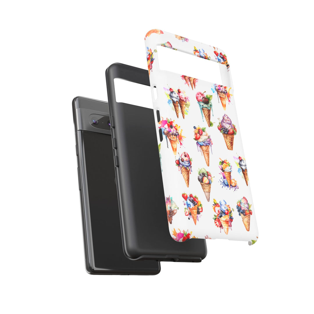 Impact Resistant, Summer Icecream, Cute Phone Cases for Samsung S24, S23, S22, S21, IPhone 15 pro, Iphone 14 pro, Iphone 13 IPhone 12, Iphone 11 - Studio40ParkLane