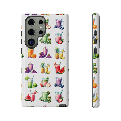 Cute Samsung Case | Cool Iphone Case | Tropical Summer Fruit Cocktail, Samsung S24, S23, S22, S21, IPhone 15 Case | Iphone 14 Case, Iphone 13 Case