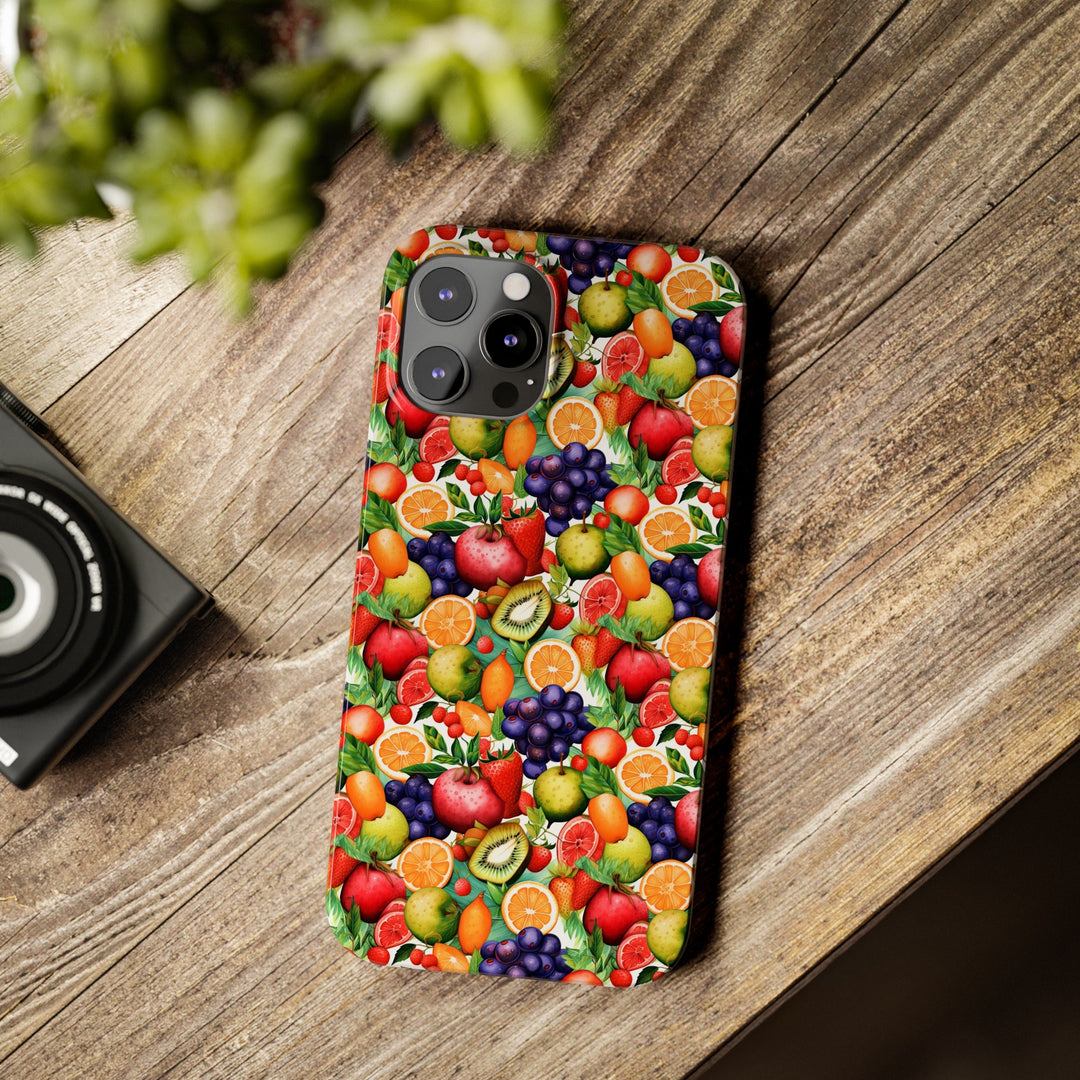 Slim Cute Phone Cases for Iphone | iPhone 15 Case | iPhone 15 Pro Max Case, Iphone 14, Iphone 14 Pro Max, Iphone 13, Summer Fruit Mix Selection - Studio40ParkLane