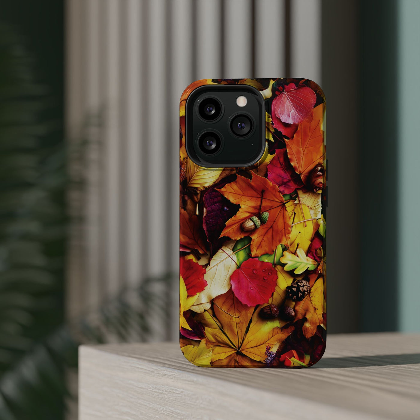 Aesthetic Tough Magsafe Fall Leaves Foliage Phone Case - For iPhone 17 Pro Max iPhone 16 Pro iPhone 15 Iphone 14 Plus 13 Pro 12 11 10 - Studio40ParkLane