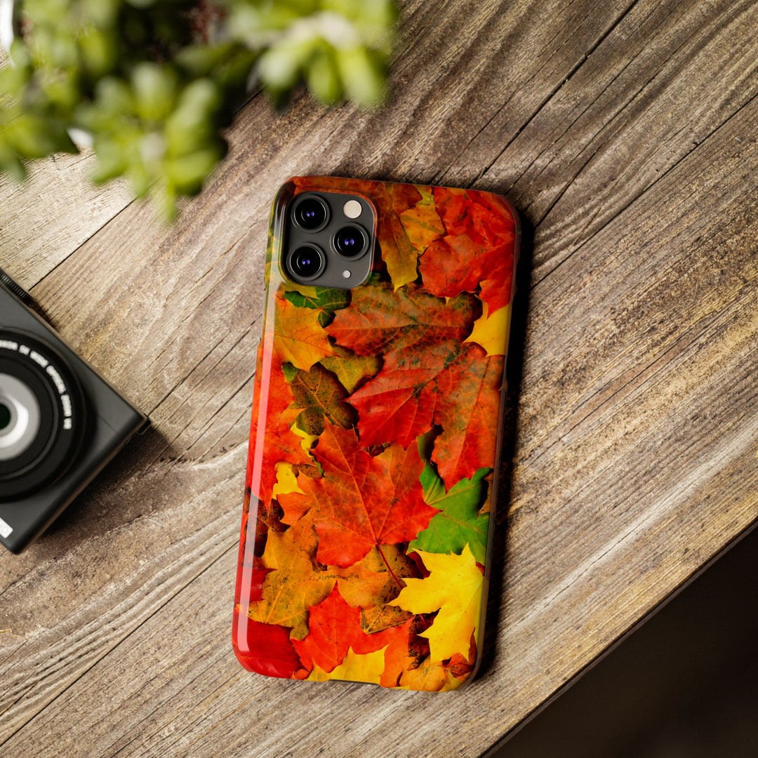 Slim Fall Leaves Slim Cute Phone Cases for Iphone | iPhone 15 Case | iPhone 15 Pro Max Case, Iphone 14, Iphone 14 Pro Max, Iphone 13 - Studio40ParkLane