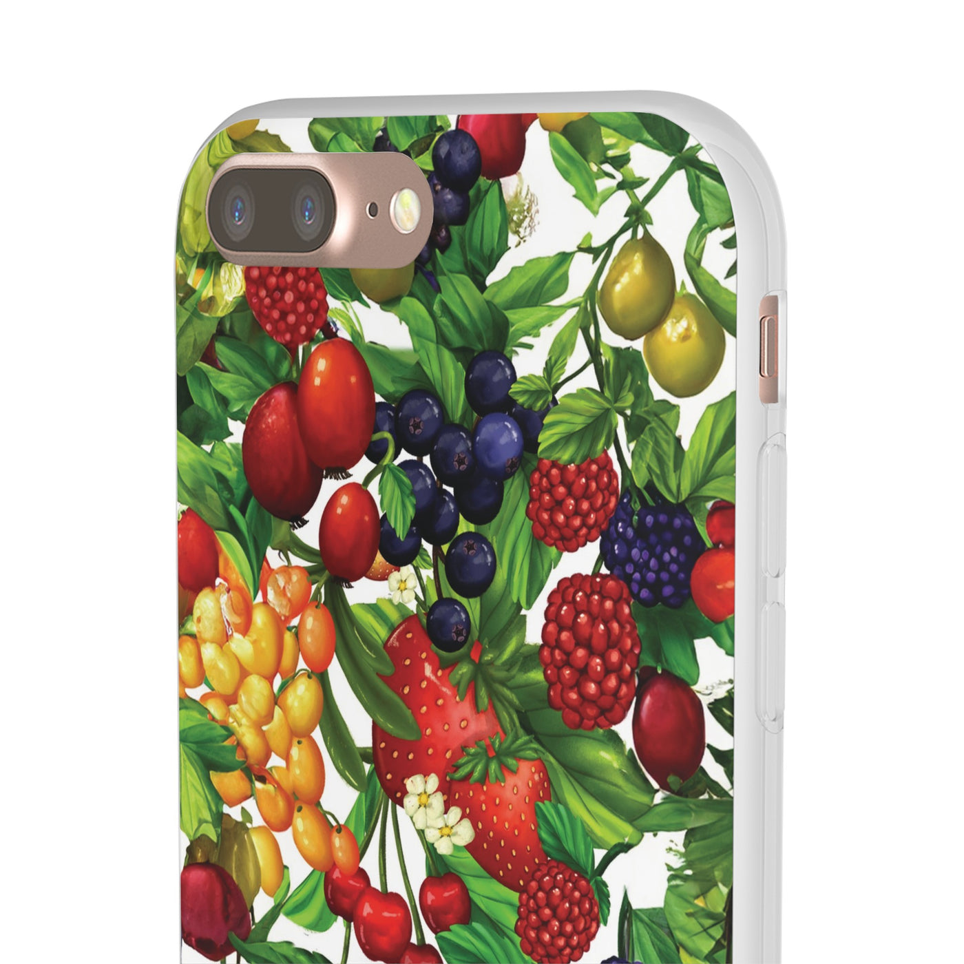 Cute Flexi Phone Cases, For Samsung Galaxy and Iphone, Summer Mixed Fruit, Galaxy S23 Phone Case, Samsung S22 Case, Samsung S21, Iphone 15, Iphone 14, Iphone 13