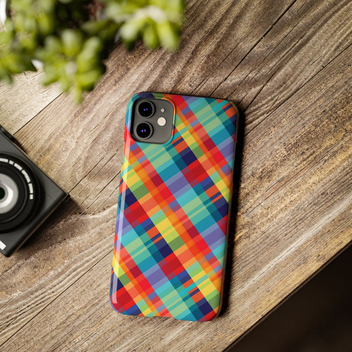 Slim Checkered Plaid Gift for Her Cute Phone Cases for Iphone 16 Pro Max | iPhone 15 Case | iPhone 15 Pro Max Case, Iphone 14, 13, 12, 11, 10, 8, 7 - Studio40ParkLane