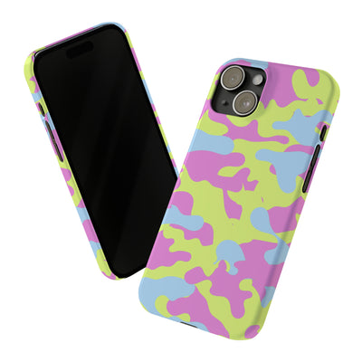 Slim Cute Phone Cases for Iphone - | iPhone 15 Case | iPhone 15 Pro Max Case, Iphone 14 Case, Iphone 14 Pro Max, Iphone 13, Spring Camouflage