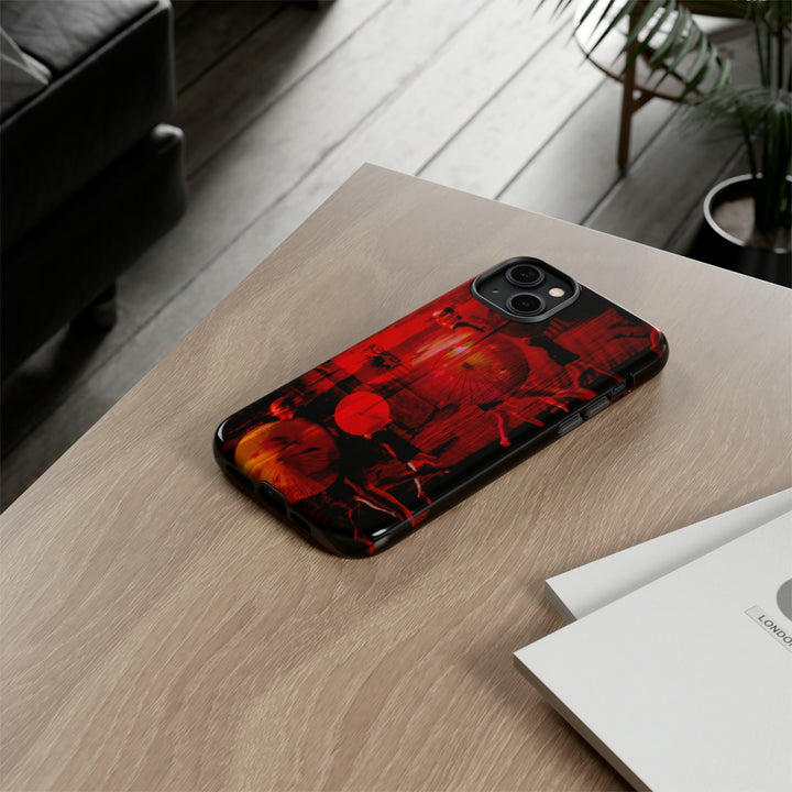 Cute IPhone Case | iPhone 15 Case | iPhone 15 Pro Max Case, Iphone 14 Case, Iphone 14 Pro Max Case IPhone Case for Art Lovers, Sunset Dance Red - Studio40ParkLane