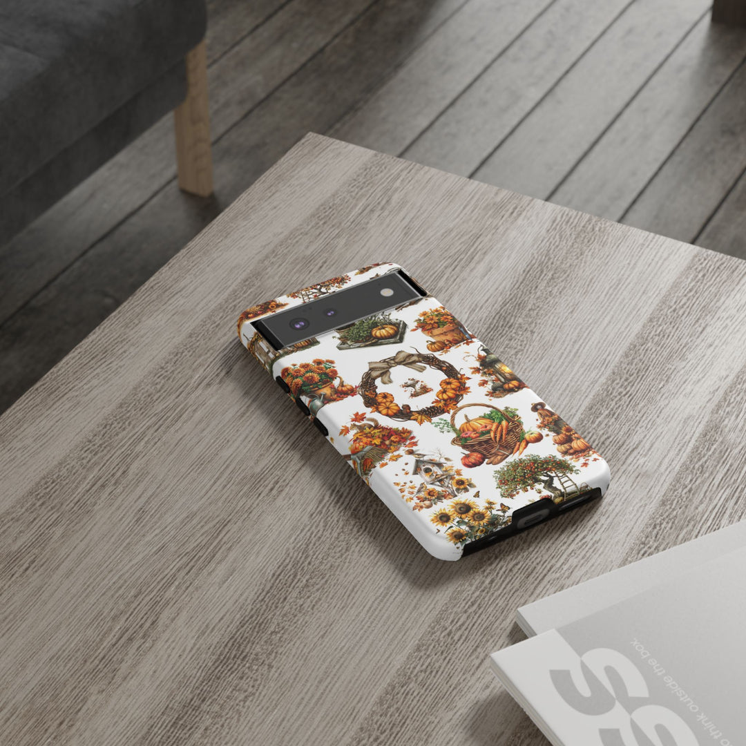 Impact Resistant, Fall Leaves Collage, Cute Phone Cases for Samsung S24, S23, S22, S21, IPhone 15 pro Iphone 14 pro Iphone 13 IPhone 12 Iphone 11 - Studio40ParkLane