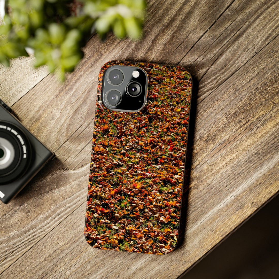 Slim Cute Phone Cases for Iphone - | iPhone 15 Case | iPhone 15 Pro Max Case, Iphone 14 Case, Iphone 14 Pro Max, Iphone 13, New England Fall Leaves - Studio40ParkLane