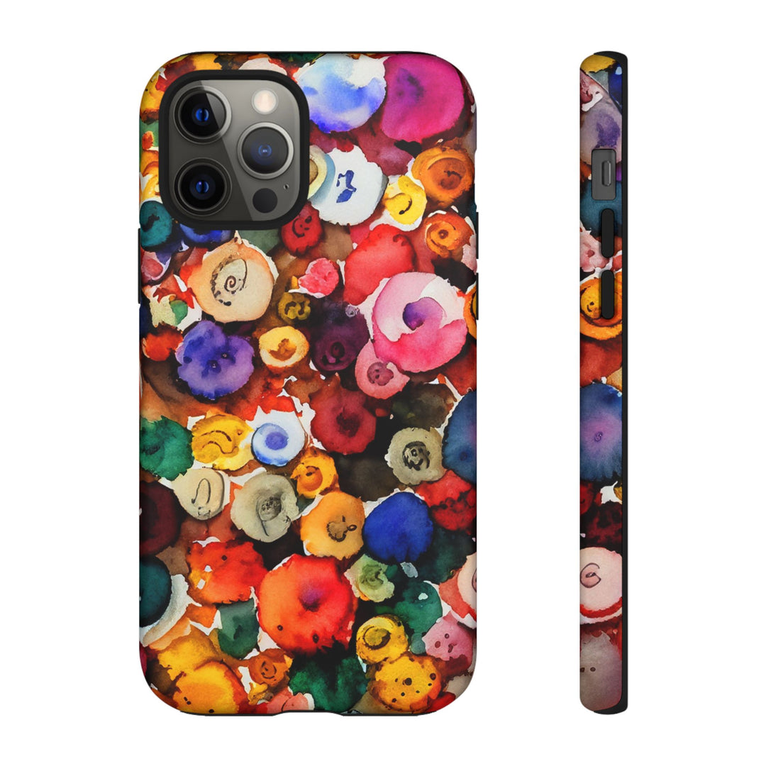 Impact Resistant, Fall Colors Buttons, Cute Phone Cases for Samsung S24, S23, S22, S21, IPhone 15 pro Iphone 14 pro Iphone 13 IPhone 12 Iphone 11 - Studio40ParkLane