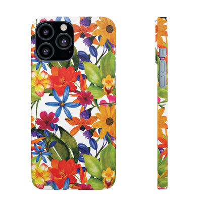 Snap Spring Flowers Cute Phone Cases for Samsung S24, S23, S22, S21, S20, Plus and Ultra, Iphone 16 Pro Max, Iphone 15, 14, 13, 12, 11, 10 - Studio40ParkLane