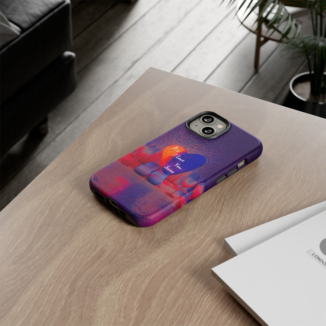Cute Samsung Case | Cool Iphone Case | PS I love You - Heart, Samsung S24, S23, S22, S21, IPhone 15 Case | Iphone 14 Case, Iphone 13 Case - Studio40ParkLane