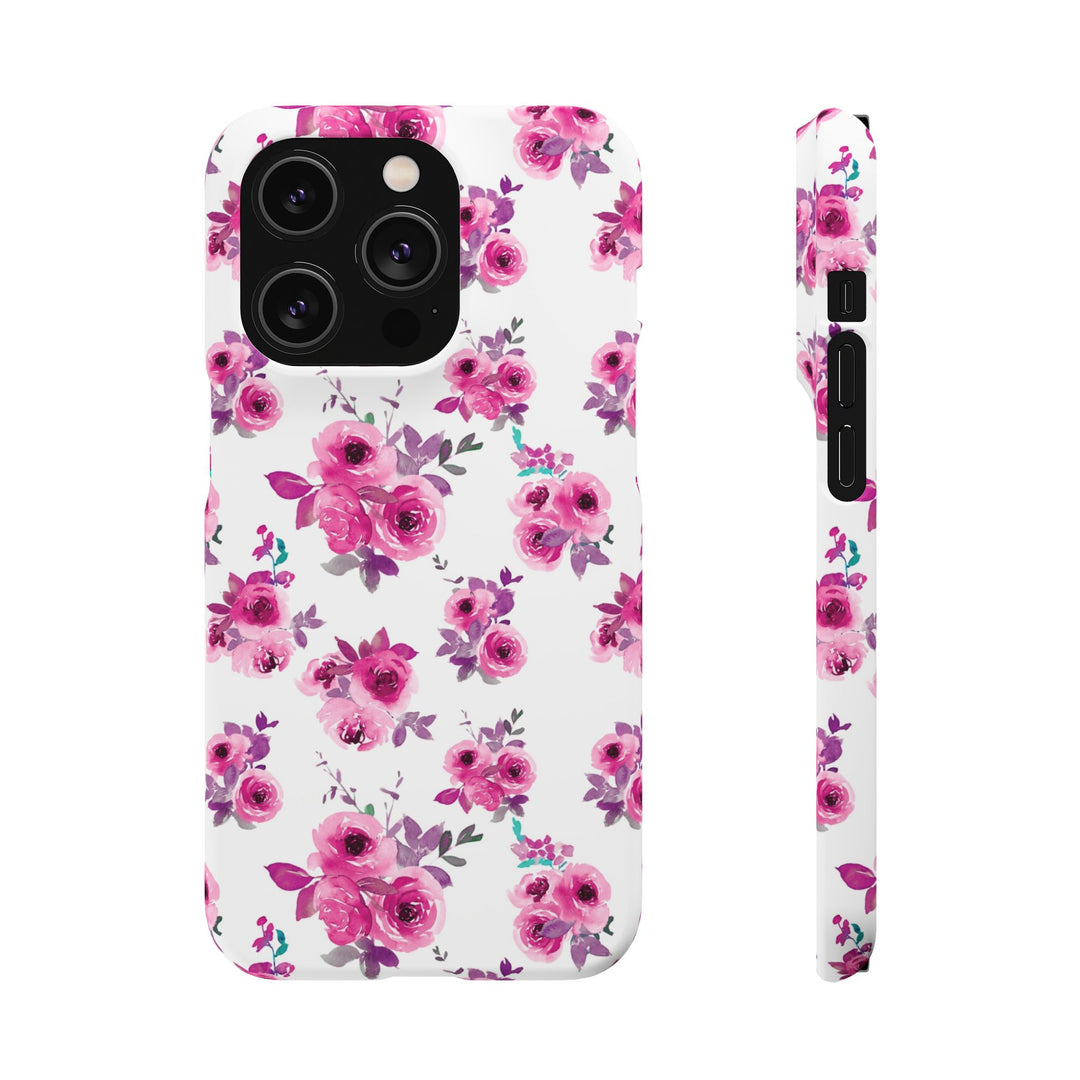 Sleek Snap Flowers Gift for Her Cute Phone Case for iPhone 16 15 14 13 12 11 X Xs Max Xr Pro Plus Samsung Galaxy S24 S23 S22 S21 S20 Ultra