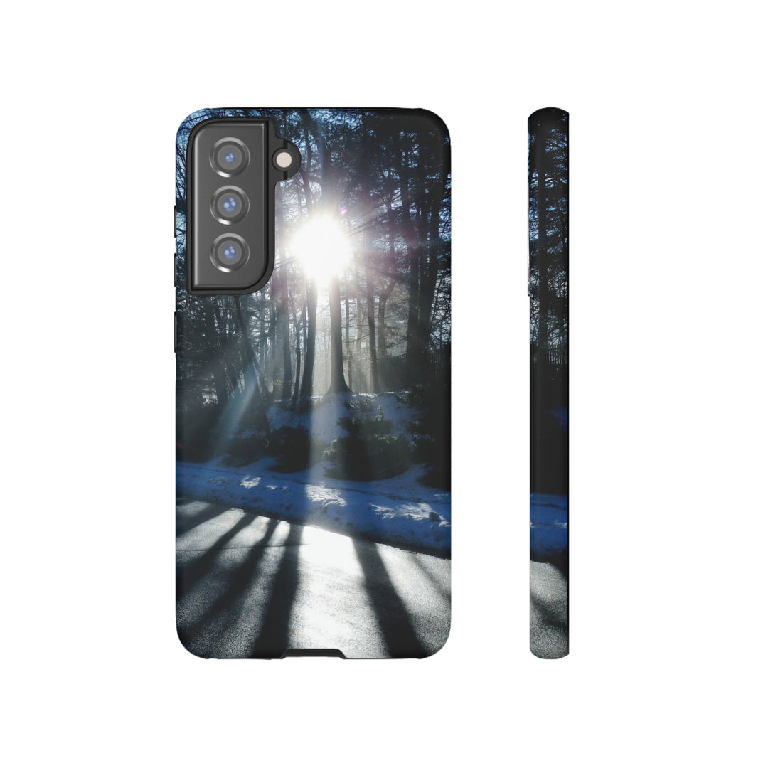 Cute Samsung Phone Case | Aesthetic Samsung Phone Case | Galaxy S23, S22, S21, S20 | Winter Sunshine, Protective Phone Case - Studio40ParkLane