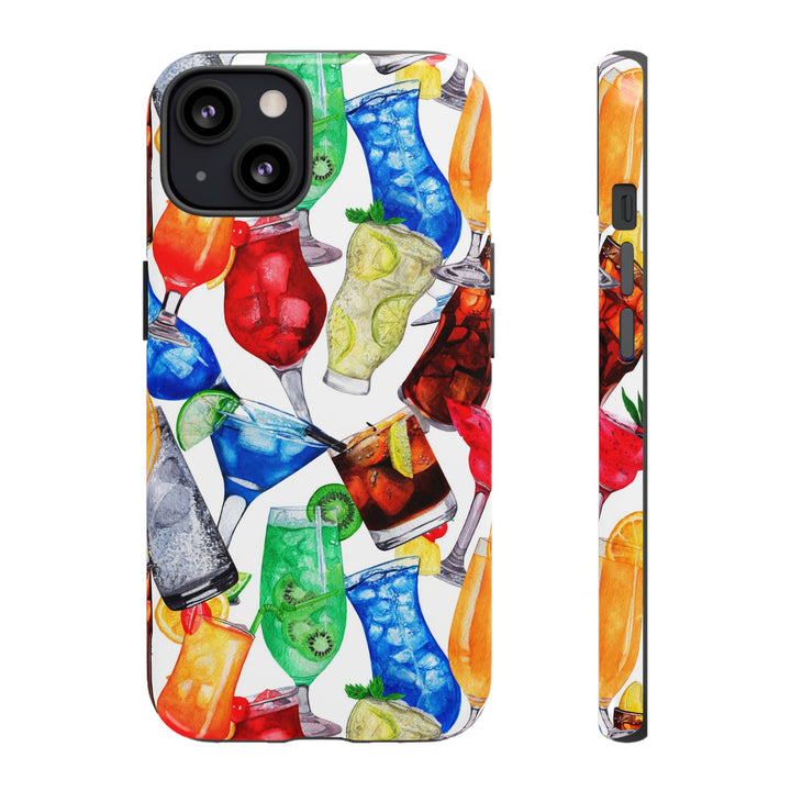 Cute Samsung Case | Cool Iphone Case | Summer Fruit Cocktail, Samsung S24, S23, S22, S21, IPhone 15 Case | Iphone 14 Case, Iphone 13 Case - Studio40ParkLane