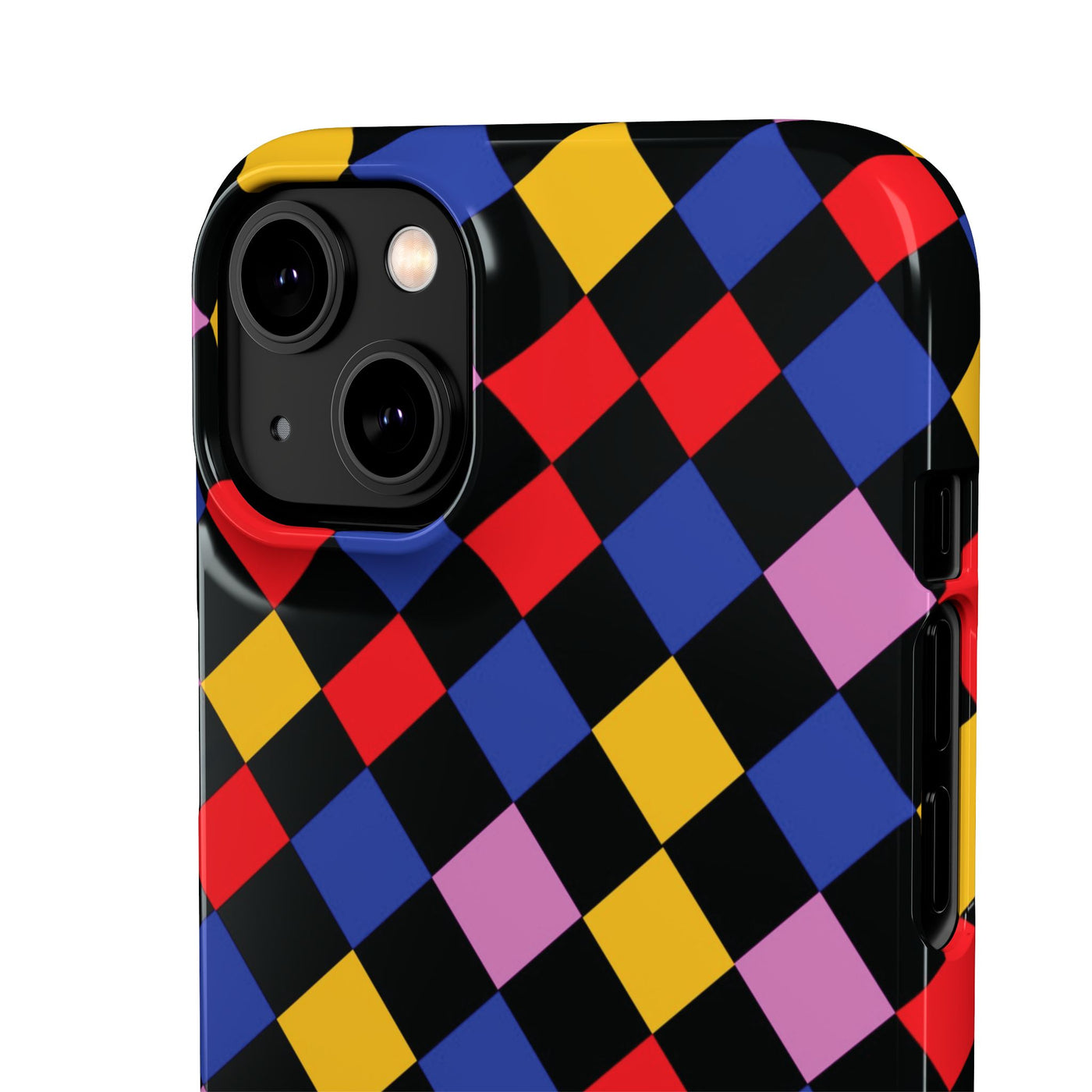 Colorful Checkerboard Cute Phone Case - Sleek Snap - for iPhone 16 15 14 13 12 11 Max Pro Plus Samsung Galaxy S24 S23 S22 S21 S20 Plus Ultra - Studio40ParkLane