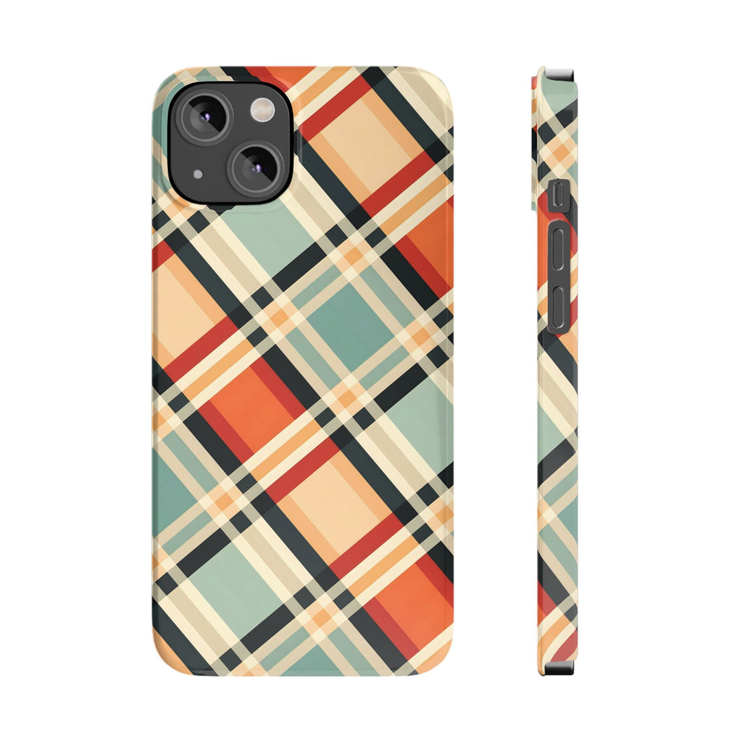 Slim Checkered Plaid Gift for Her Cute Phone Cases for Iphone 16 Pro Max | iPhone 15 Case | iPhone 15 Pro Max Case, Iphone 14, 13, 12, 11, 10, 8, 7 - Studio40ParkLane