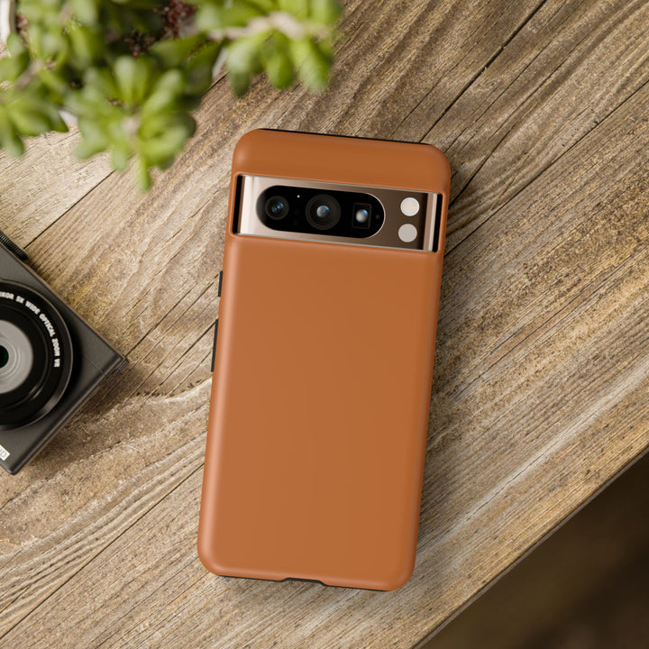 Premium Tough Rusty Brown Orange Gift for Her Cute Phone Cases for Samsung S25 S24, S23, S22, S21, Iphone, 16, 15, 14, 13 Pro Max Ultra - Studio40ParkLane