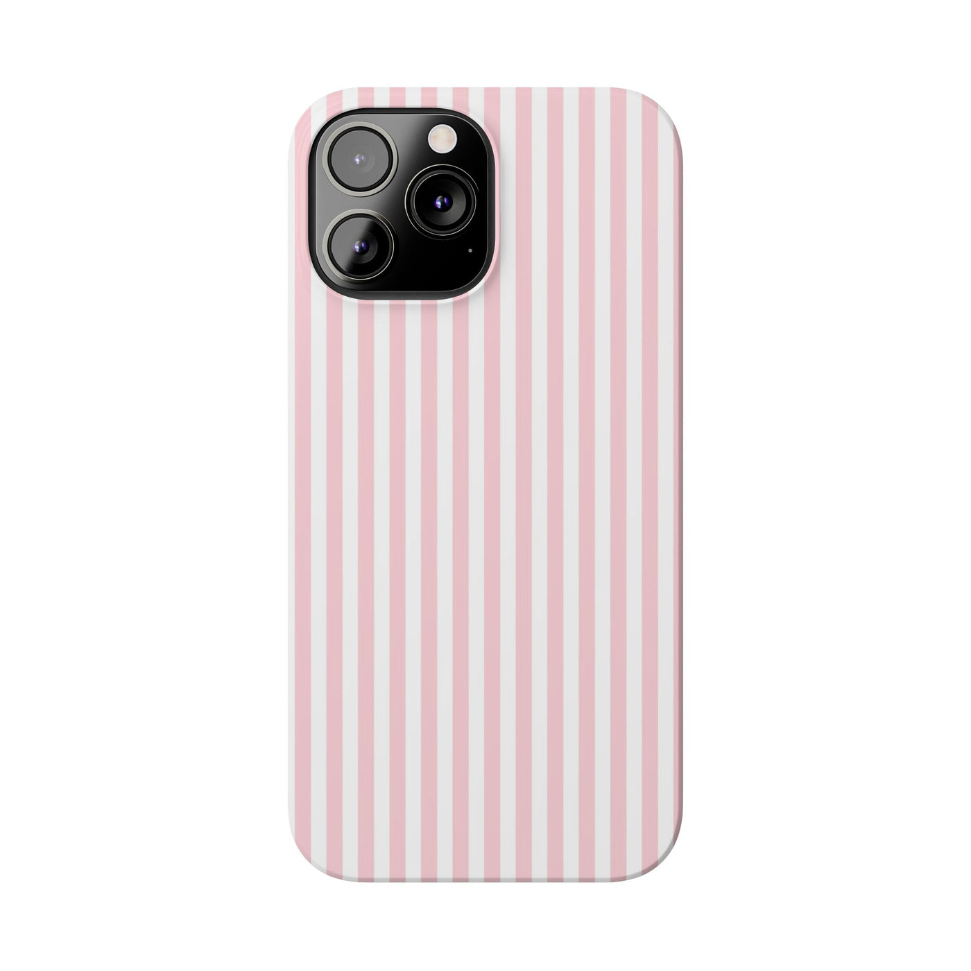 Slim Sweet Pink Striped Cute Phone Case for Iphone 16 - | iPhone 15 Pro Max Case | iPhone 14 Case Iphone 13 12 11 10 9 8 7 X XS Gift for Her