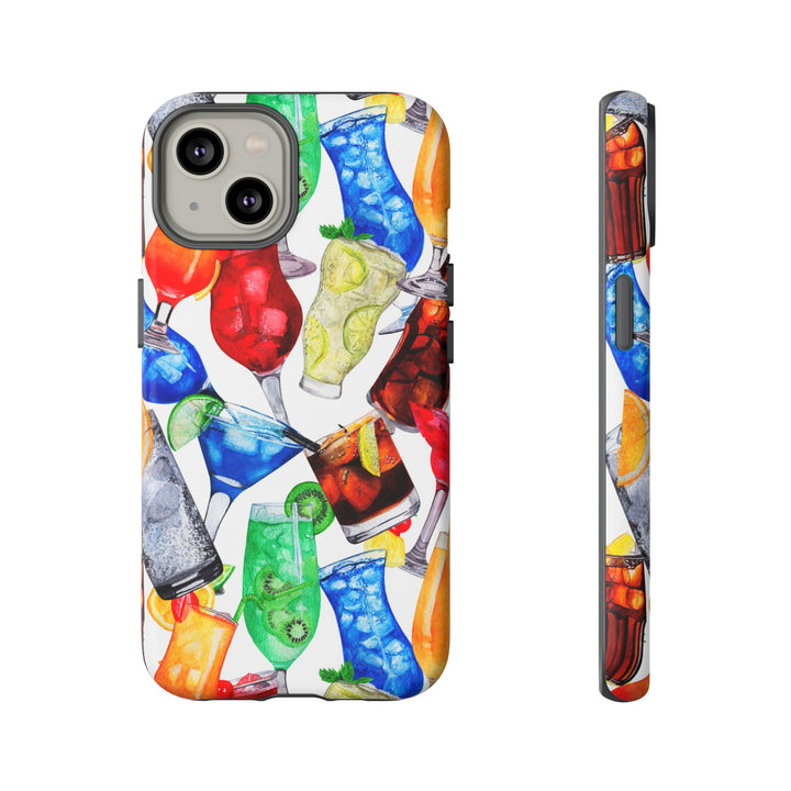 Cute Samsung Case | Cool Iphone Case | Summer Fruit Cocktail, Samsung S24, S23, S22, S21, IPhone 15 Case | Iphone 14 Case, Iphone 13 Case - Studio40ParkLane