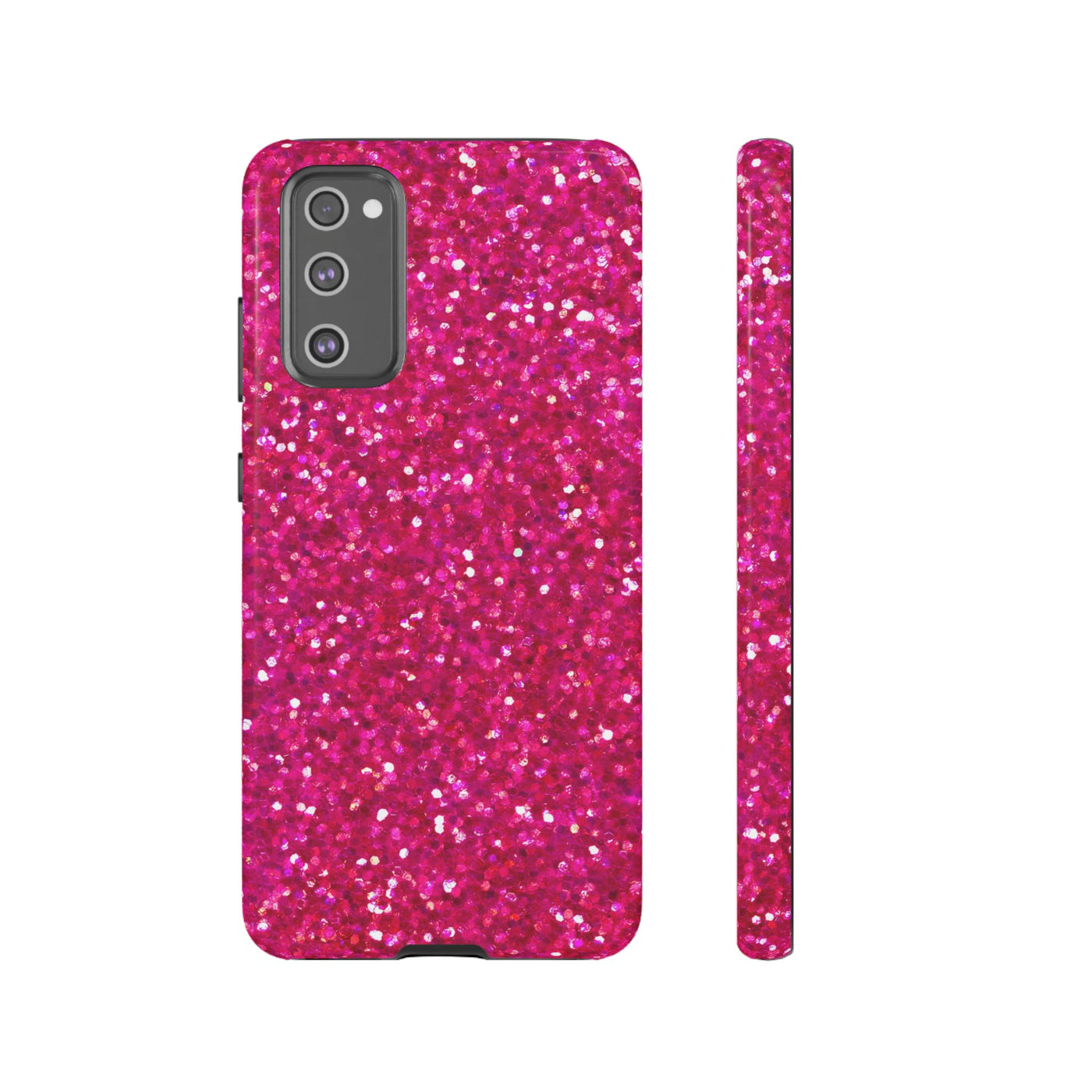 Pink Glitter Cute Phone Case, for IPhone 16 pro Max | Iphone 15, Iphone 14, IPhone 13 Case, 11 8 7, Samsung Galaxy S24, S23, S22, S21, 2 Layer Protection