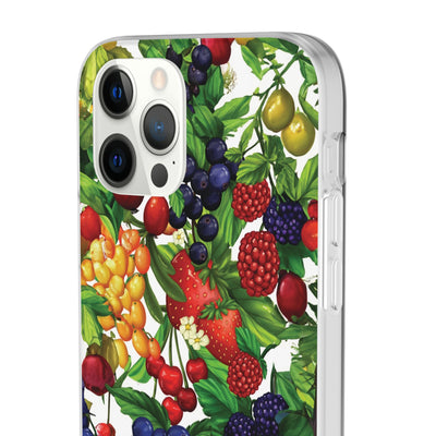 Cute Flexi Phone Cases, For Samsung Galaxy and Iphone, Summer Mixed Fruit, Galaxy S23 Phone Case, Samsung S22 Case, Samsung S21, Iphone 15, Iphone 14, Iphone 13