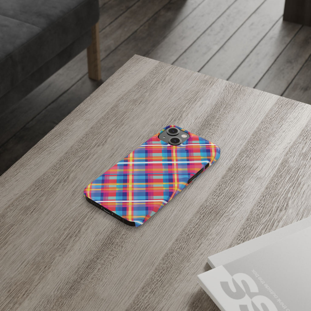 Slim Checkered Plaid Gift for Her Cute Phone Cases for Iphone 16 Pro Max | iPhone 15 Case | iPhone 15 Pro Max Case, Iphone 14, 13, 12, 11, 10, 8, 7 - Studio40ParkLane