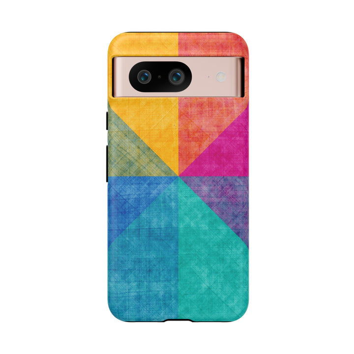 Impact Resistant, Colored Shapes, Cute Phone Cases for Samsung S24, S23, S22, S21, IPhone 15 pro Iphone 14 pro Iphone 13 IPhone 12 Iphone 11 - Studio40ParkLane