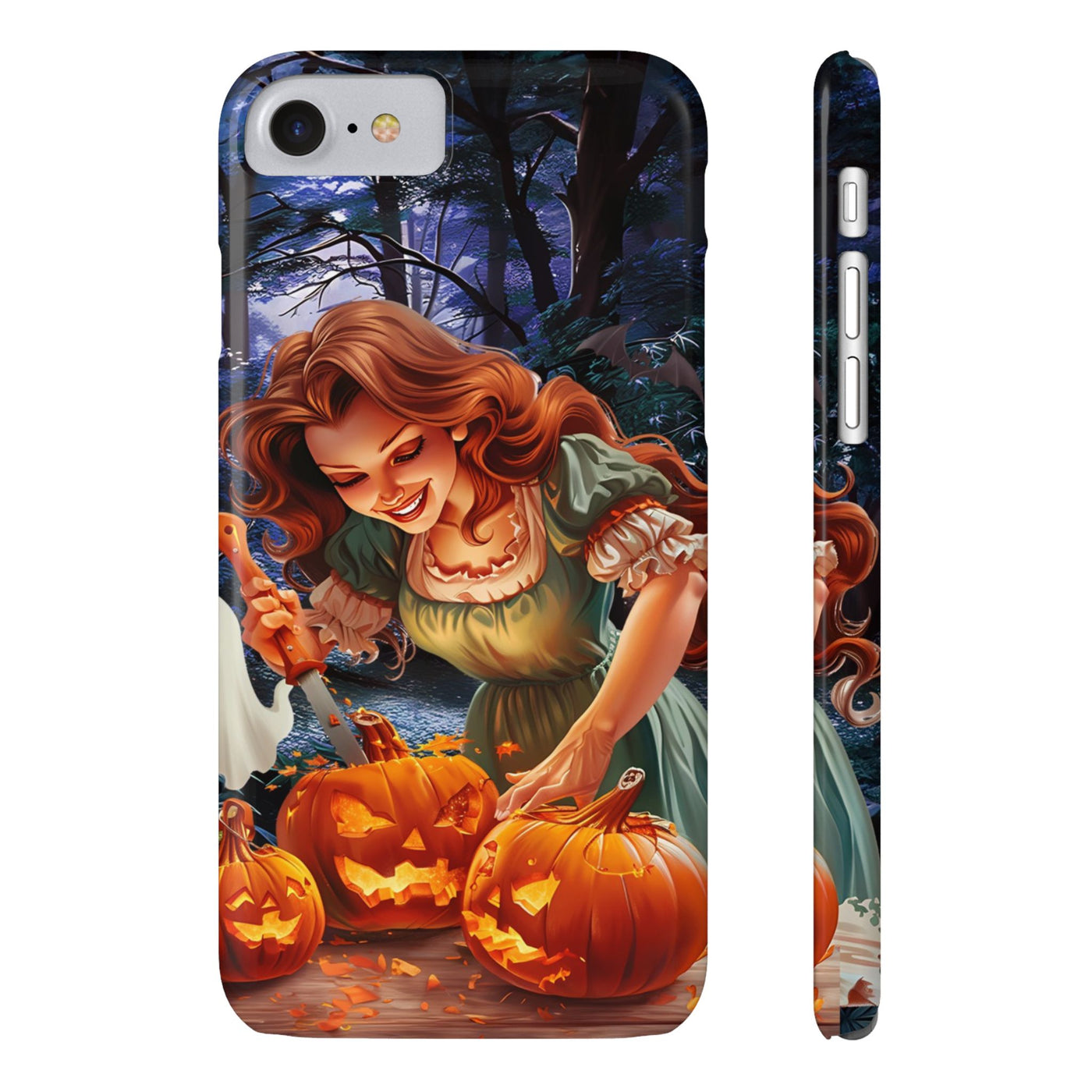 Slim Fall Autumn Pumpkin Fairy Gift for Her Cute Phone Cases for Iphone 16 | iPhone 15 Case | iPhone 15 Pro Max Case, Iphone 14, Iphone 14 Pro Max, Iphone 13, Slim