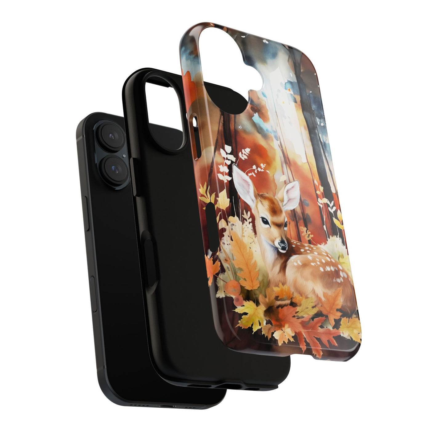 Autumn Fall Deer Forest Gift for Her Cute Phone Case for, Samsung Galaxy S24, S23, S22, S21, IPhone 16 Case | Iphone 15, Iphone 14, IPhone 13 Case