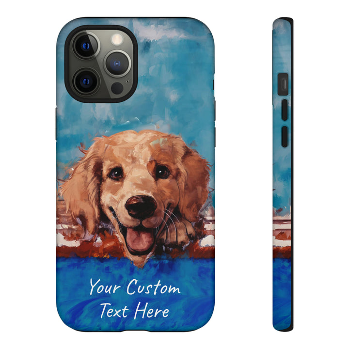 Personalize this Cute IPhone Case | Golden Retriever Dog iPhone Case, iPhone 15 Case | iPhone 15 Case, Iphone 14 Case, Iphone 14 Pro Max Case - Studio40ParkLane