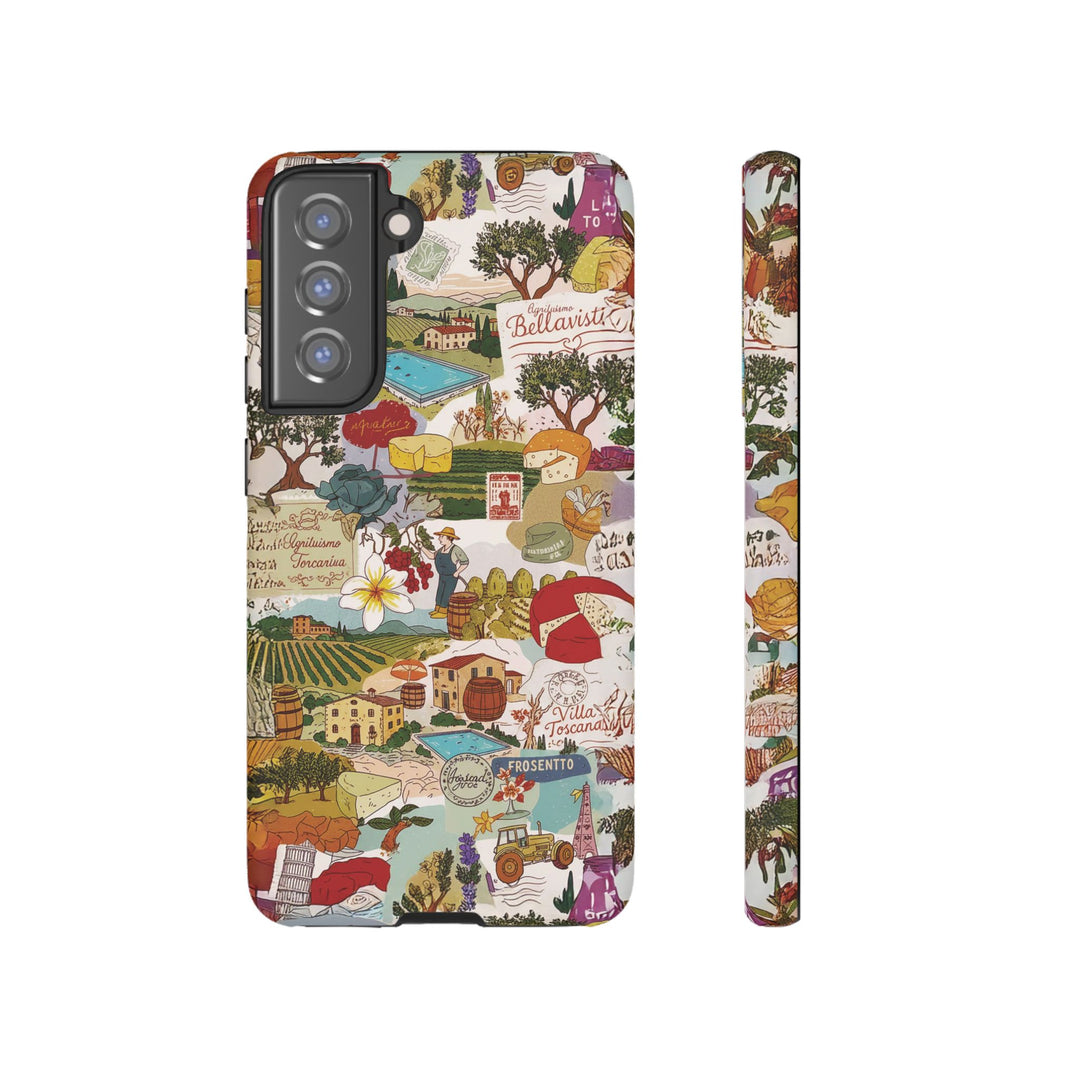 Italy Tuscany Coquette Collage Tough Premium Phone Case - For iPhone 17 Pro Max iPhone 16 Pro iPhone 15 Iphone 14 Plus 13 Pro 12 11 10 XR - Studio40ParkLane