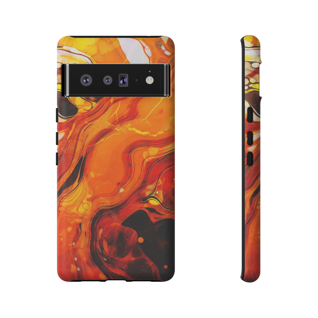 Impact Resistant, Fall Colors Marble, Cute Phone Cases for Samsung S24, S23, S22, S21, IPhone 15 pro Iphone 14 pro Iphone 13 IPhone 12 Iphone 11 - Studio40ParkLane