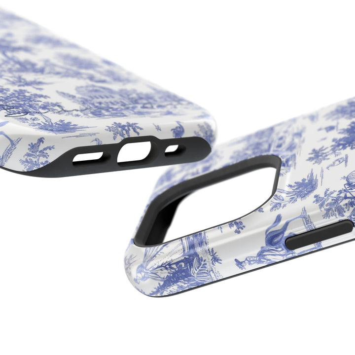 Magsafe French Toile Personalized Initial Custom Gift Cute Phone Cases for Iphone 16 Pro Max | iPhone 15, Pro Max Case, Iphone 14, 13, 12, 11, 10 - Studio40ParkLane