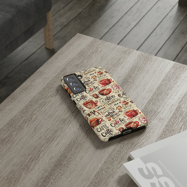 Cute Samsung Phone Case | Aesthetic Samsung Phone Case | Galaxy S23, S22, S21, S20 | Paris Coffee Cup, Protective Phone Case - Studio40ParkLane