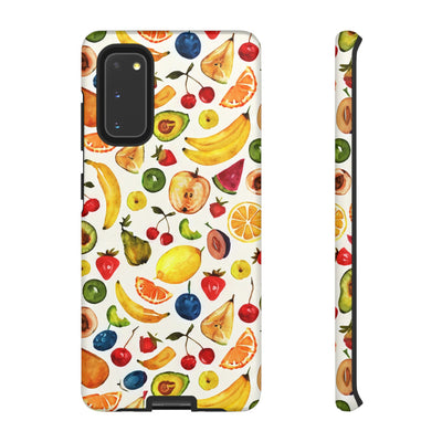 Impact Resistant, Mixed Fruits, Cute Phone Cases for Samsung S24, S23, S22, S21, IPhone 15 pro Iphone 14 pro Iphone 13 IPhone 12 Iphone 11