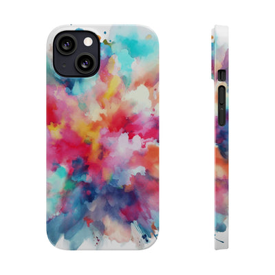 Slim Paint Splash Gift for Her Cute Phone Cases for Iphone 16 Pro Max | iPhone 15 Case | iPhone 15 Pro Max Case, Iphone 14, Iphone 14 Pro Max, Iphone 13 12 11 8 7