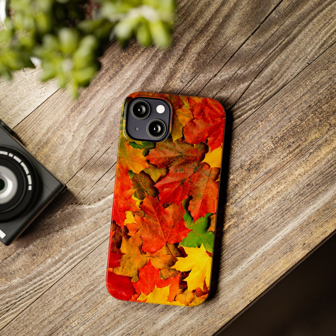 Slim Fall Leaves Slim Cute Phone Cases for Iphone | iPhone 15 Case | iPhone 15 Pro Max Case, Iphone 14, Iphone 14 Pro Max, Iphone 13 - Studio40ParkLane