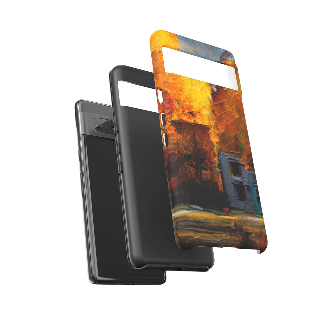 Impact Resistant, Fall Leaves Oil Painting, Cute Phone Cases for Samsung S24, S23, S22, S21, IPhone 15 pro Iphone 14 pro Iphone 13 IPhone 12 Iphone 11 - Studio40ParkLane
