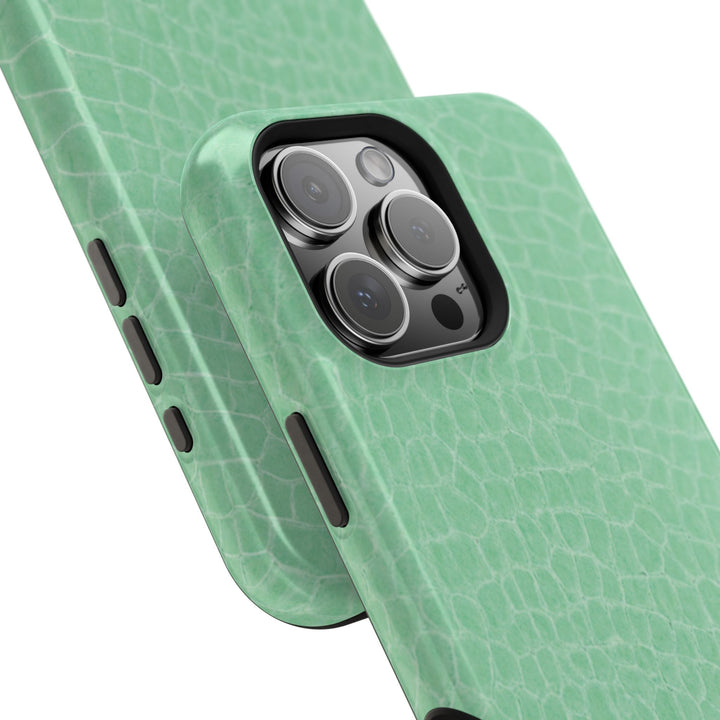 Non Leather Mint Color Pattern Magsafe Cute Phone Case for Iphone Gift for Her, | iPhone 15 Case | iPhone 15 Pro Max Case, Iphone 14, Iphone 14 Pro Max, Iphone 13, Iphone 16 - Studio40ParkLane