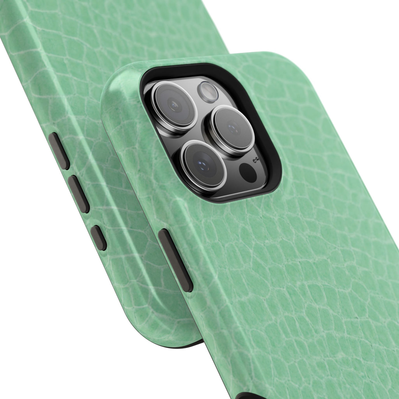 Non Leather Mint Color Pattern Magsafe Cute Phone Case for Iphone Gift for Her, | iPhone 15 Case | iPhone 15 Pro Max Case, Iphone 14, Iphone 14 Pro Max, Iphone 13, Iphone 16 - Studio40ParkLane