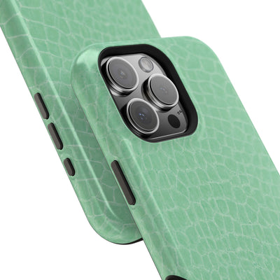 Non Leather Mint Color Pattern Magsafe Cute Phone Case for Iphone Gift for Her, | iPhone 15 Case | iPhone 15 Pro Max Case, Iphone 14, Iphone 14 Pro Max, Iphone 13, Iphone 16 - Studio40ParkLane