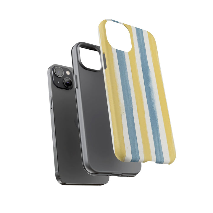 Tough Cute Yellow Stripes Phone Case, for IPhone 17 Pro Max | Iphone 17 Air, Iphone 16, IPhone 15, 14 13 12, Samsung Galaxy S26, S25, S24, S23 - Studio40ParkLane