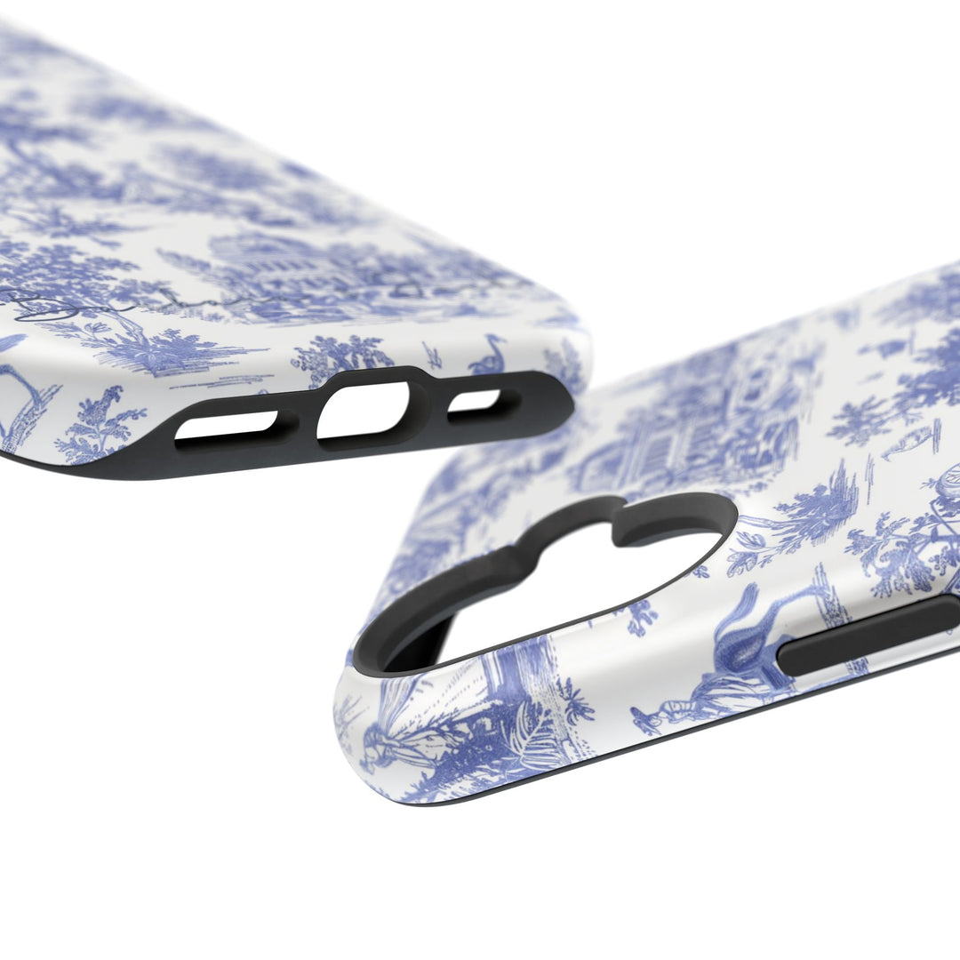 Magsafe French Toile Personalized Initial Custom Gift Cute Phone Cases for Iphone 16 Pro Max | iPhone 15, Pro Max Case, Iphone 14, 13, 12, 11, 10 - Studio40ParkLane
