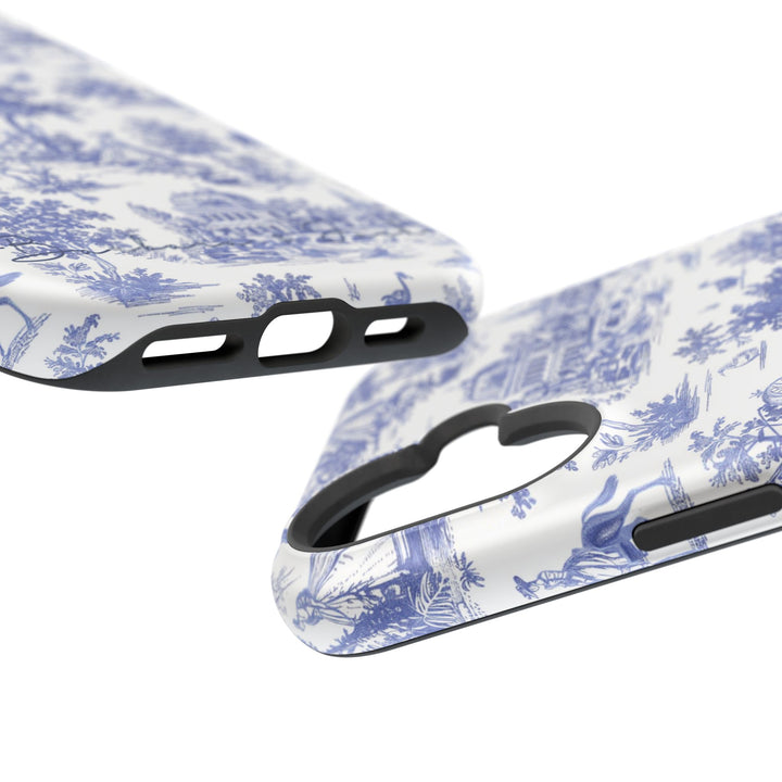 Magsafe French Toile Personalized Initial Custom Gift Cute Phone Cases for Iphone 16 Pro Max | iPhone 15, Pro Max Case, Iphone 14, 13, 12, 11, 10 - Studio40ParkLane