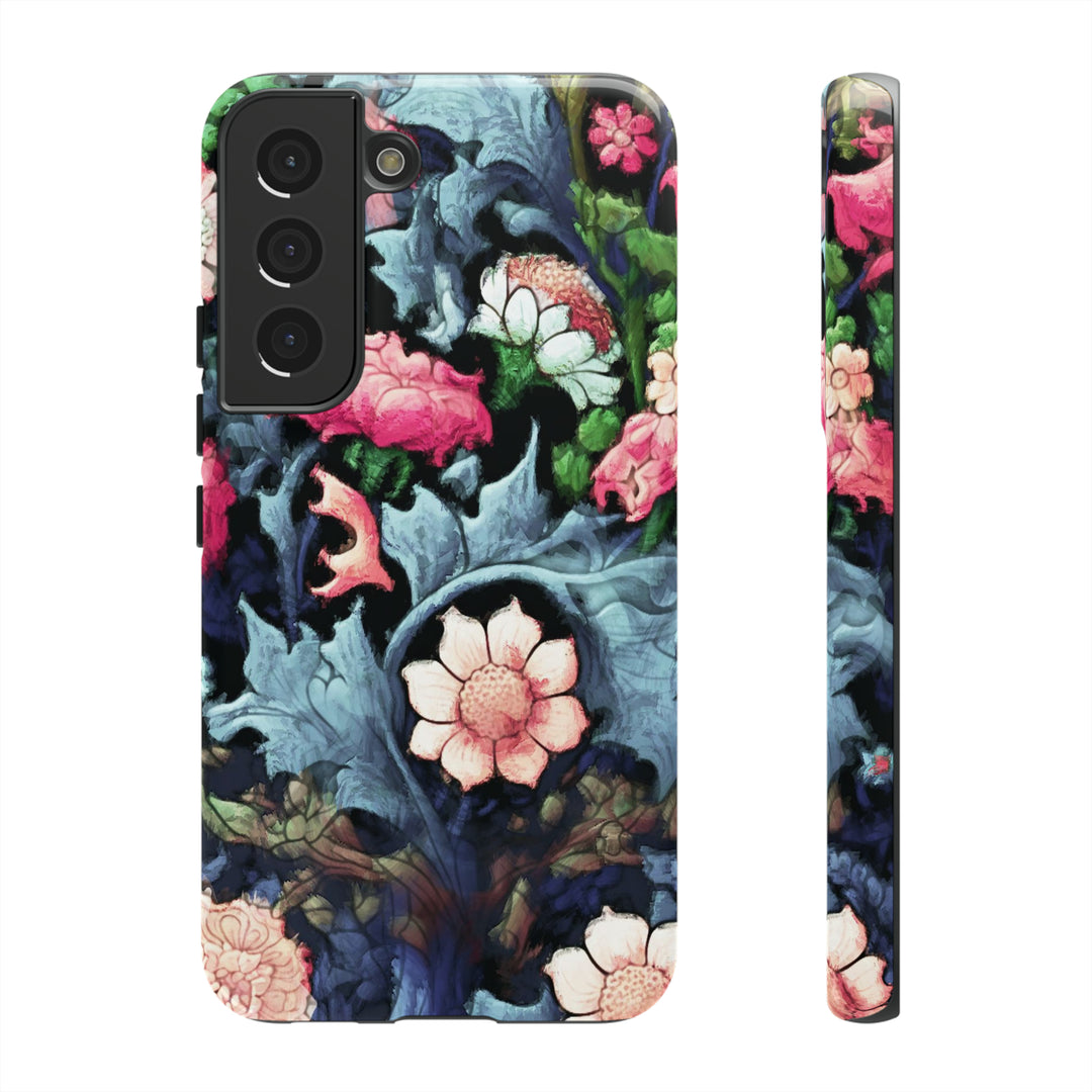 Cute Samsung Phone Case | Aesthetic Samsung Phone Case | Galaxy S23, S22, S21, S20 | Luxury Double Layer | Cool Flowers Design Floral - Studio40ParkLane