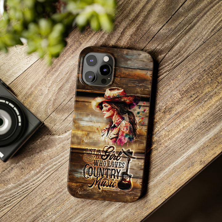 Slim Cute Phone Cases for Iphone - | iPhone 15 Case | iPhone 15 Pro Max Case, Iphone 14 Case, Iphone 14 Pro Max, Iphone 13, Country Music Girl - Studio40ParkLane