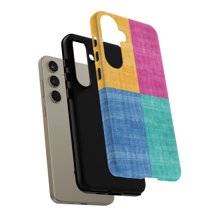 Impact Resistant, Colored Shapes, Cute Phone Cases for Samsung S24, S23, S22, S21, IPhone 15 pro Iphone 14 pro Iphone 13 IPhone 12 Iphone 11 - Studio40ParkLane