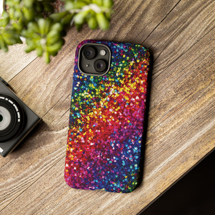 Premium Tough Muted Non - Glitter Color Composition Cute Phone Case, for IPhone 16 pro Max | Iphone 15, Iphone 14, 13, Samsung Galaxy S25, S24 - Studio40ParkLane
