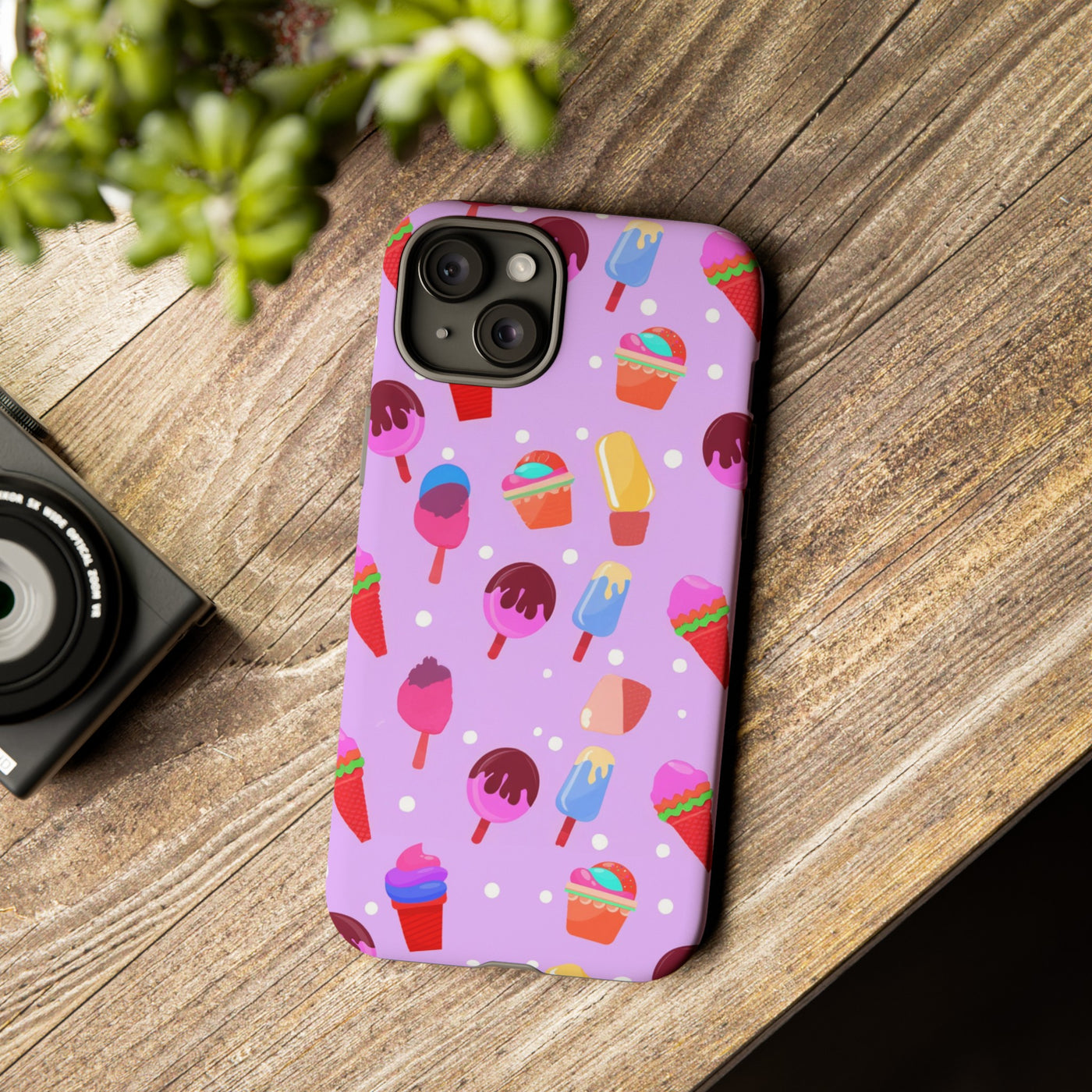 Cute Samsung Case | Cool Iphone Case | Summer Pink Ice-Cream, Samsung S24, S23, S22, S21, IPhone 15 Case | Iphone 14 Case, Iphone 13 Case